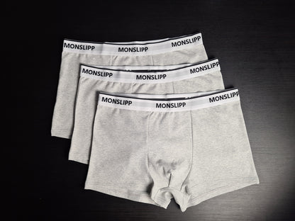 Monslipp – Lot de 3 Boxers Homme Coton Premium | Confort & Qualité