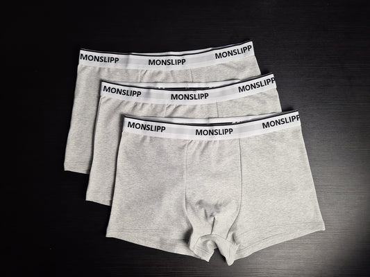 Monslipp – Lot de 3 Boxers Homme Coton Premium | Confort & Qualité