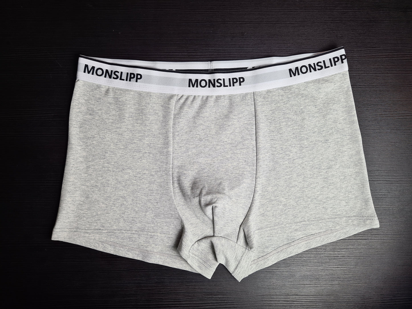 Monslipp – Lot de 3 Boxers Homme en Coton Doux